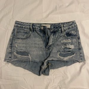 PACSUN ripped denim shorts size 26